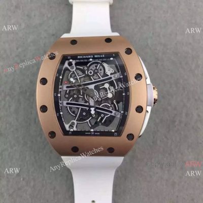 Swiss Grade Richard Mille 061-01 Rose Gold Replica Watch